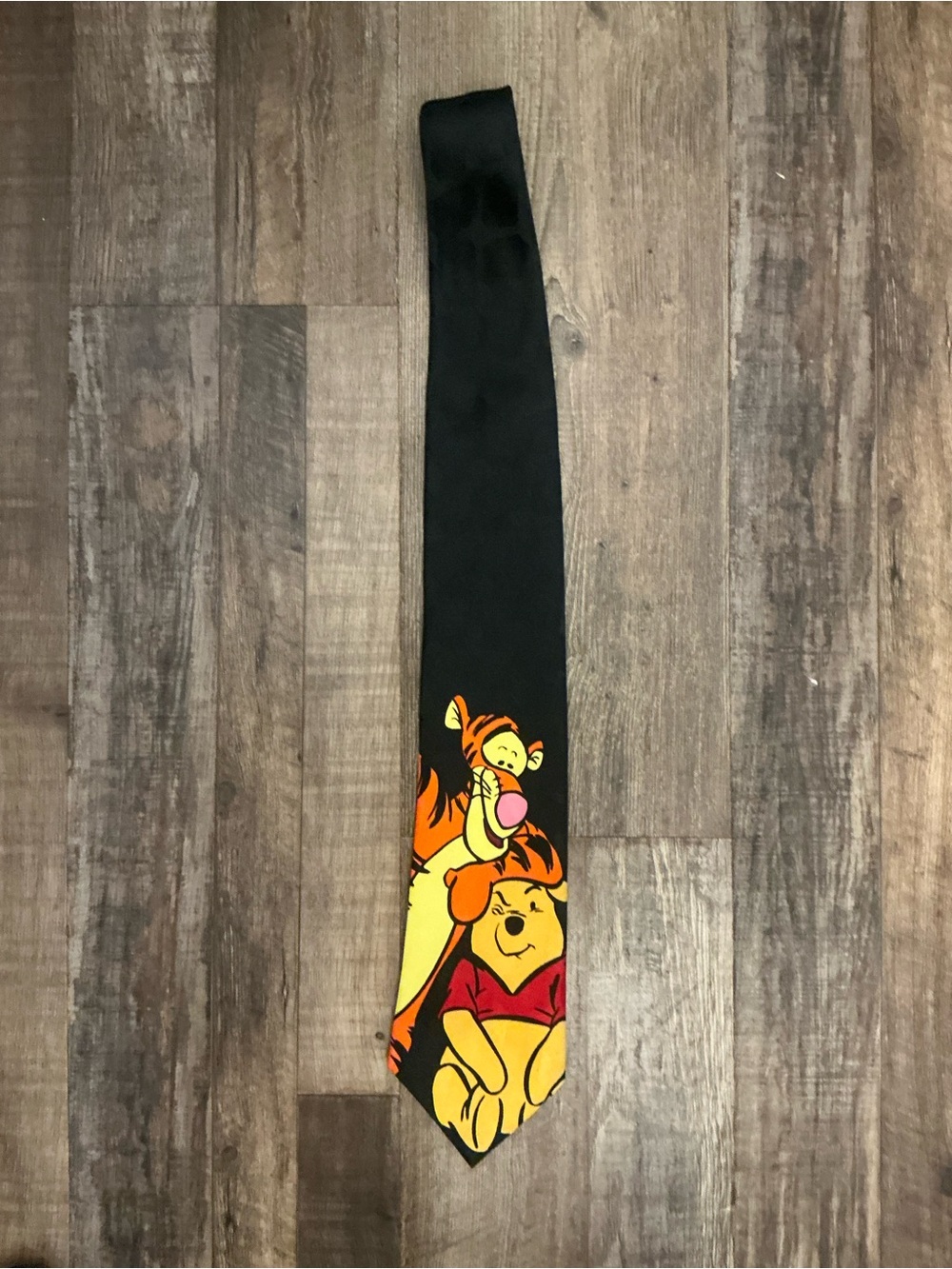 Disney Black Tie with Winnie the Pooh & Tigger Graphics